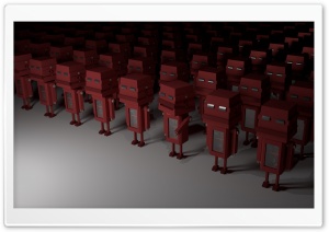 Red Robots Ultra HD Wallpaper for 4K UHD Widescreen desktop, tablet & smartphone