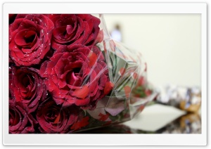 Red Rose Bouquet Ultra HD Wallpaper for 4K UHD Widescreen desktop, tablet & smartphone