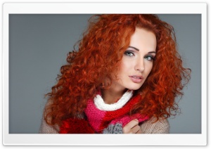 Redhead Curls Ultra HD Wallpaper for 4K UHD Widescreen desktop, tablet & smartphone