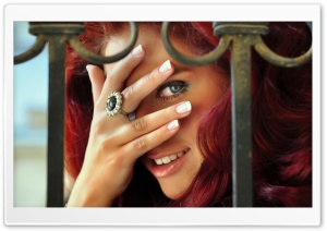 Redhead Woman Playing Ultra HD Wallpaper for 4K UHD Widescreen desktop, tablet & smartphone