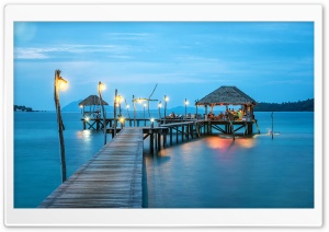 Resort Bar, Ocean Ultra HD Wallpaper for 4K UHD Widescreen desktop, tablet & smartphone