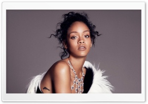 Rihanna Curly Hair Ultra HD Wallpaper for 4K UHD Widescreen desktop, tablet & smartphone