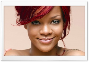 Rihanna Red Hair Ultra HD Wallpaper for 4K UHD Widescreen desktop, tablet & smartphone