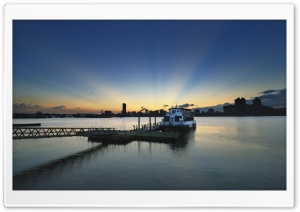 River Boat Ultra HD Wallpaper for 4K UHD Widescreen desktop, tablet & smartphone