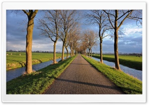 Road And Canals Ultra HD Wallpaper for 4K UHD Widescreen desktop, tablet & smartphone