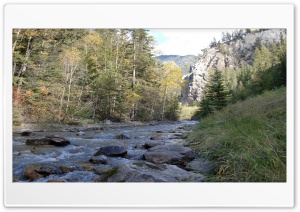 Roadside River in Canada Ultra HD Wallpaper for 4K UHD Widescreen desktop, tablet & smartphone