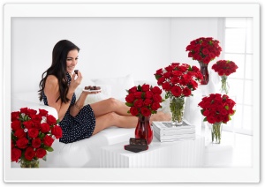 Roses For Her Ultra HD Wallpaper for 4K UHD Widescreen desktop, tablet & smartphone