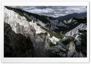 Ruinaulta, Switzerland s Grand Canyon Ultra HD Wallpaper for 4K UHD Widescreen desktop, tablet & smartphone