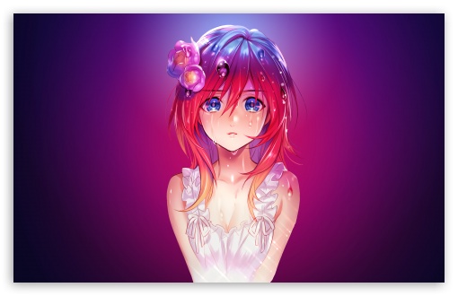 Sad Anime Girl Ultra HD Desktop Background Wallpaper for : Widescreen &  UltraWide Desktop & Laptop : Multi Display, Dual & Triple Monitor : Tablet  : Smartphone