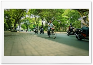 Sai Gon Street Ultra HD Wallpaper for 4K UHD Widescreen desktop, tablet & smartphone