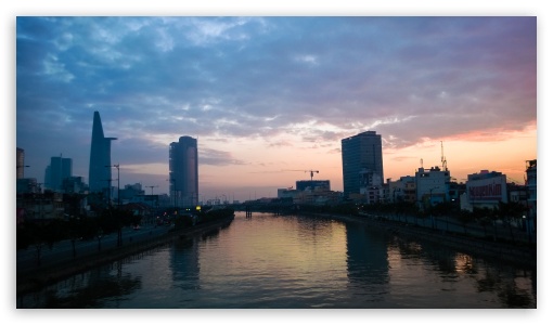 Saigon Sunrise UltraHD Wallpaper for 8K UHD TV 16:9 Ultra High Definition 2160p 1440p 1080p 900p 720p ;