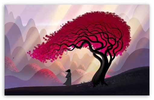 Samurai, Red Tree, Autumn Ultra HD Desktop Background Wallpaper for 4K UHD  TV : Widescreen & UltraWide Desktop & Laptop : Tablet : Smartphone