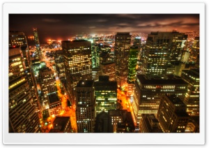 San Francisco At Night Ultra HD Wallpaper for 4K UHD Widescreen desktop, tablet & smartphone