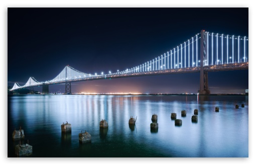 San Francisco Bay Bridge Western Span at night, California UltraHD Wallpaper for Wide 16:10 5:3 Widescreen WHXGA WQXGA WUXGA WXGA WGA ; UltraWide 21:9 24:10 ; 8K UHD TV 16:9 Ultra High Definition 2160p 1440p 1080p 900p 720p ; UHD 16:9 2160p 1440p 1080p 900p 720p ; Smartphone 16:9 3:2 2160p 1440p 1080p 900p 720p DVGA HVGA HQVGA ( Apple PowerBook G4 iPhone 4 3G 3GS iPod Touch ) ; Tablet 1:1 ; Mobile 5:3 3:2 16:9 - WGA DVGA HVGA HQVGA ( Apple PowerBook G4 iPhone 4 3G 3GS iPod Touch ) 2160p 1440p 1080p 900p 720p ; Dual 16:10 5:3 16:9 WHXGA WQXGA WUXGA WXGA WGA 2160p 1440p 1080p 900p 720p ;