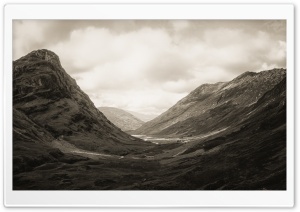 Scottish Highland Valley Ultra HD Wallpaper for 4K UHD Widescreen desktop, tablet & smartphone