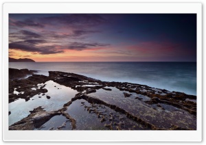 Sea At Dusk Ultra HD Wallpaper for 4K UHD Widescreen desktop, tablet & smartphone