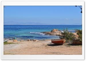 Sea, Beach, Boat Ultra HD Wallpaper for 4K UHD Widescreen desktop, tablet & smartphone