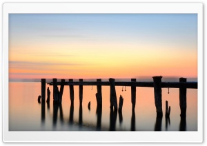 Sea Sun Set Ultra HD Wallpaper for 4K UHD Widescreen desktop, tablet & smartphone