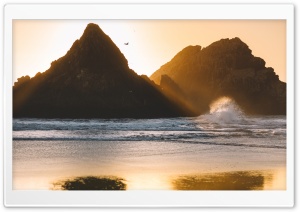 Sea Waves Splashing Ultra HD Wallpaper for 4K UHD Widescreen desktop, tablet & smartphone