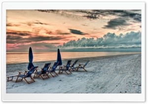 Seaside At Sunset Ultra HD Wallpaper for 4K UHD Widescreen desktop, tablet & smartphone