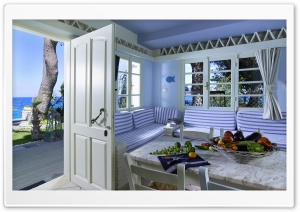 Seaside House Interior Design Ultra HD Wallpaper for 4K UHD Widescreen desktop, tablet & smartphone