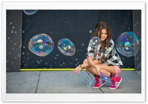 Selena Gomez Pink Shoes Ultra HD Wallpaper for 4K UHD Widescreen desktop, tablet & smartphone