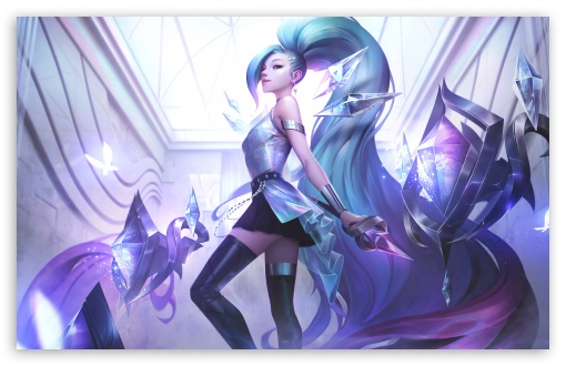 League of Legends (LOL) : K/DA Ahri (Anime Fanart) 4K wallpaper download