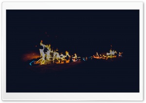 Set Fire on Water Ultra HD Wallpaper for 4K UHD Widescreen desktop, tablet & smartphone