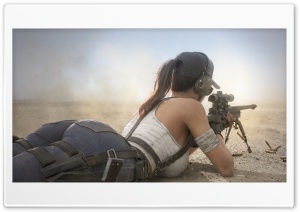 sexy sniper woman Ultra HD Wallpaper for 4K UHD Widescreen desktop, tablet & smartphone
