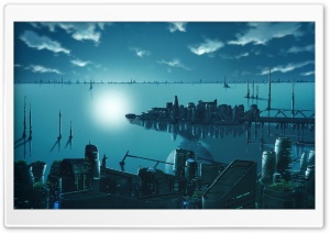 SF City Ultra HD Wallpaper for 4K UHD Widescreen desktop, tablet & smartphone