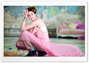 Shailene Woodley in Pink Ultra HD Wallpaper for 4K UHD Widescreen desktop, tablet & smartphone