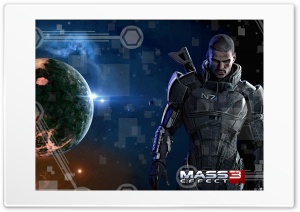 Shepard from Mass Effect Ultra HD Wallpaper for 4K UHD Widescreen desktop, tablet & smartphone