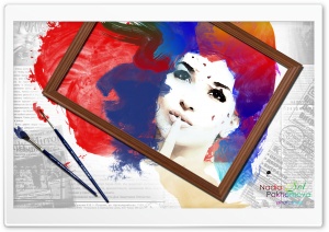 Shh Painting Ultra HD Wallpaper for 4K UHD Widescreen desktop, tablet & smartphone