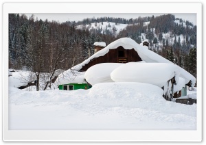 Siberian Village, Winter Ultra HD Wallpaper for 4K UHD Widescreen desktop, tablet & smartphone