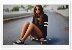 Skater Girl Ultra HD Wallpaper for 4K UHD Widescreen desktop, tablet & smartphone