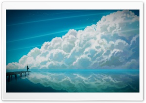 Sky Anime Ultra HD Wallpaper for 4K UHD Widescreen desktop, tablet & smartphone