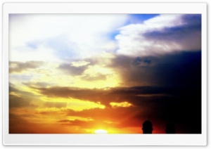 Sky behind Minarets 2 Ultra HD Wallpaper for 4K UHD Widescreen desktop, tablet & smartphone