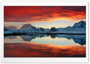 Sky Reflection In Water Ultra HD Wallpaper for 4K UHD Widescreen desktop, tablet & smartphone