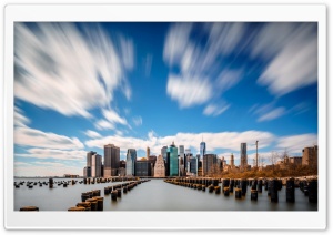Skyscrapers, USA, Clouds Ultra HD Wallpaper for 4K UHD Widescreen desktop, tablet & smartphone