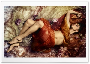 Sleeping Woman Ultra HD Wallpaper for 4K UHD Widescreen desktop, tablet & smartphone