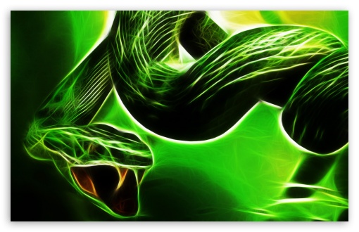 Green Snake Hd Wallpaper For Mobile