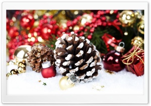 Snow Cones Red Balls Ultra HD Wallpaper for 4K UHD Widescreen desktop, tablet & smartphone