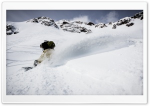 Snowboarding Silverton Mountain, Colorado Ultra HD Wallpaper for 4K UHD Widescreen desktop, tablet & smartphone