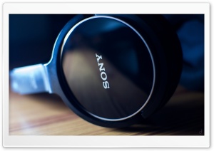 Sony Over-Ear Headphone Ultra HD Wallpaper for 4K UHD Widescreen desktop, tablet & smartphone