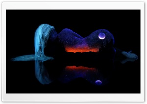 Space Girl Ultra HD Wallpaper for 4K UHD Widescreen desktop, tablet & smartphone