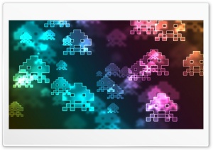 Space Invaders Ultra HD Wallpaper for 4K UHD Widescreen desktop, tablet & smartphone