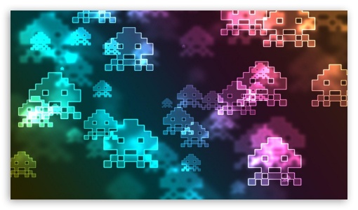 Space Invaders UltraHD Wallpaper for 8K UHD TV 16:9 Ultra High Definition 2160p 1440p 1080p 900p 720p ;