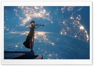 Space Music Ultra HD Wallpaper for 4K UHD Widescreen desktop, tablet & smartphone