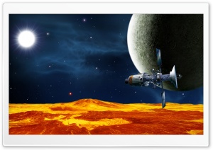 Space Satellite Ultra HD Wallpaper for 4K UHD Widescreen desktop, tablet & smartphone