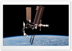 Space Shuttle Endeavour In Orbit Ultra HD Wallpaper for 4K UHD Widescreen desktop, tablet & smartphone